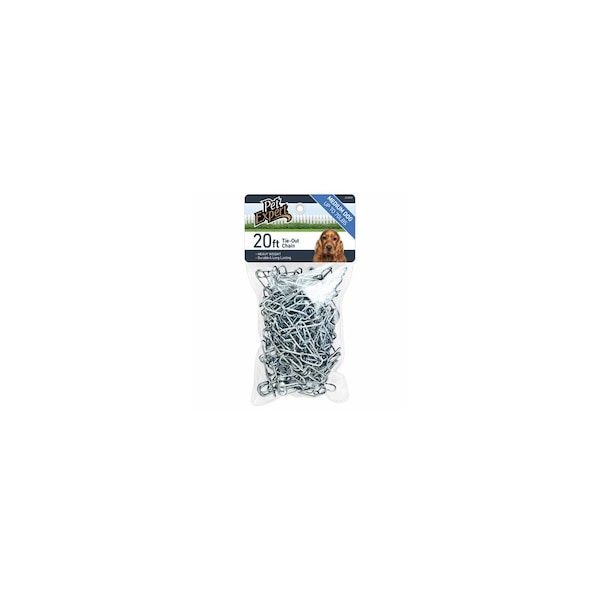Pet Expert Tie Out Chain, Heavy-Duty, 20-Ft. - PE223850