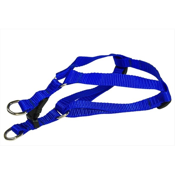 Sassy Dog Wear Nylon Webbing Dog Harness- Blue - Extra Small - SOLID BLUE XS-H