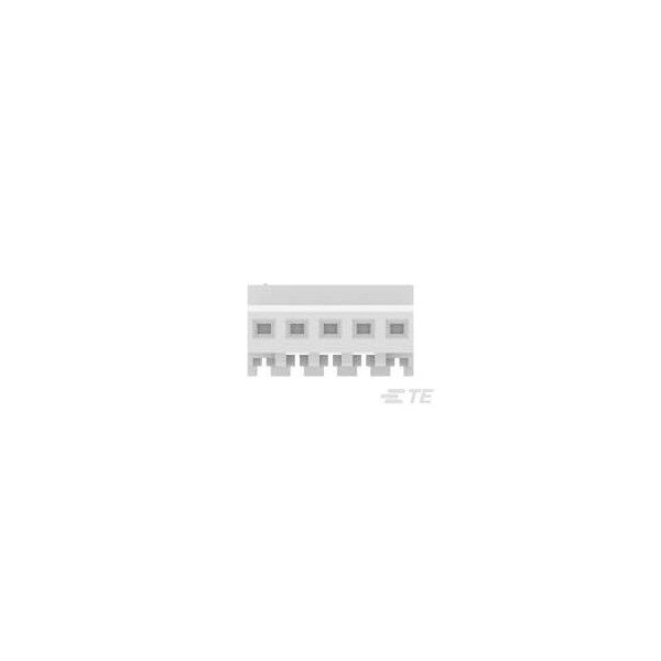Te Connectivity Board Connector, 5 Contact(S), 1 Row(S), Female, 0.1 Inch Pitch, Idc Terminal, Locking, White - 3-640441-5