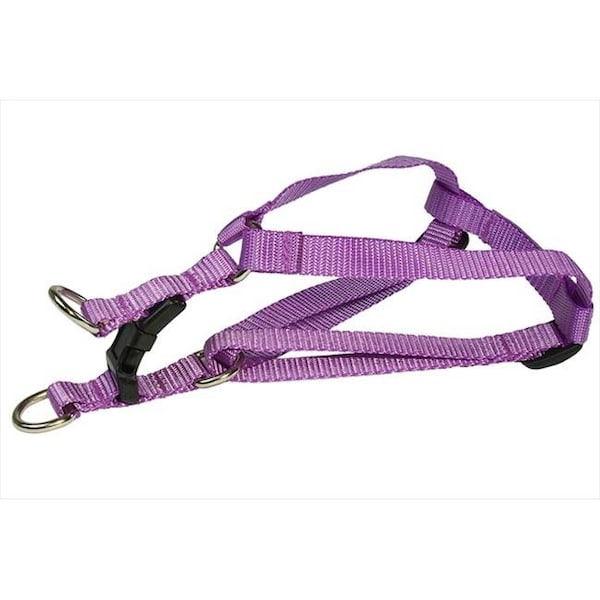 Sassy Dog Wear Sassy Dog Wear SOLID PURPLE XS-H Nylon Webbing Dog Harness; Purple - Extra Small - SOLID PURPLE XS-H