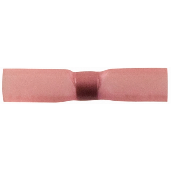 The Best Connection 22-18 Red SS Heat Shrink Butt Connector - 5 Piece - 2370SB