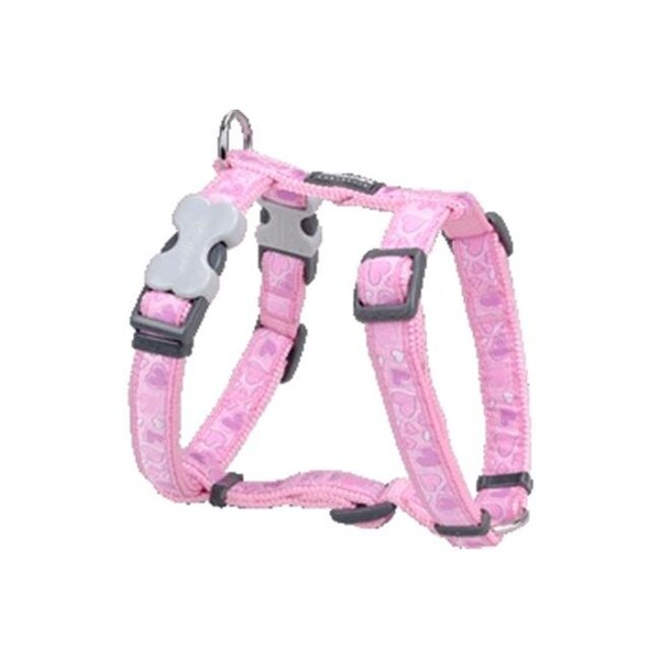 Red Dingo Red Dingo DH-BZ-PK-SM Dog Harness Design Breezy Love Pink; Small - DH-BZ-PK-SM