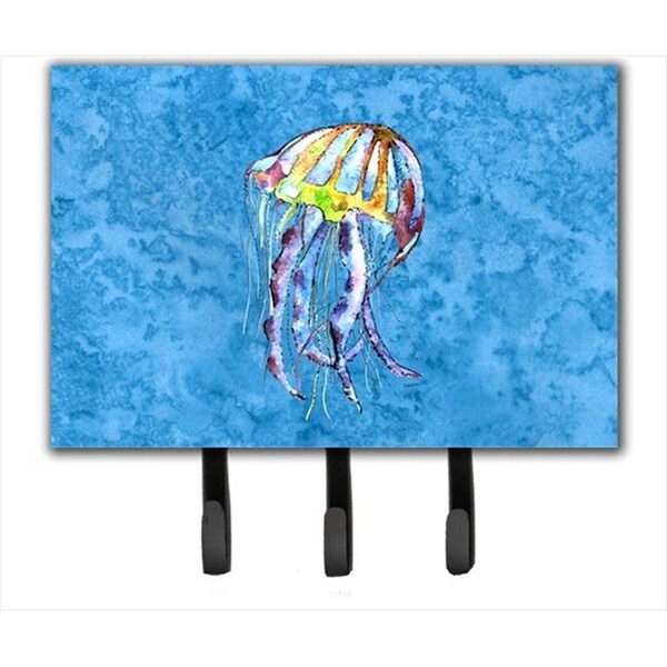 Carolines Treasures Carolines Treasures 8682TH68 6 x 9 In. Jellyfish Leash or Key Holder - 8682TH68
