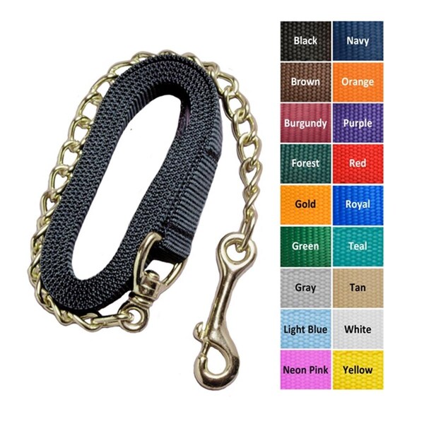 Jacks Single Thick Lead Shank with 20 in Brass Plated Chain Royal - 397RY
