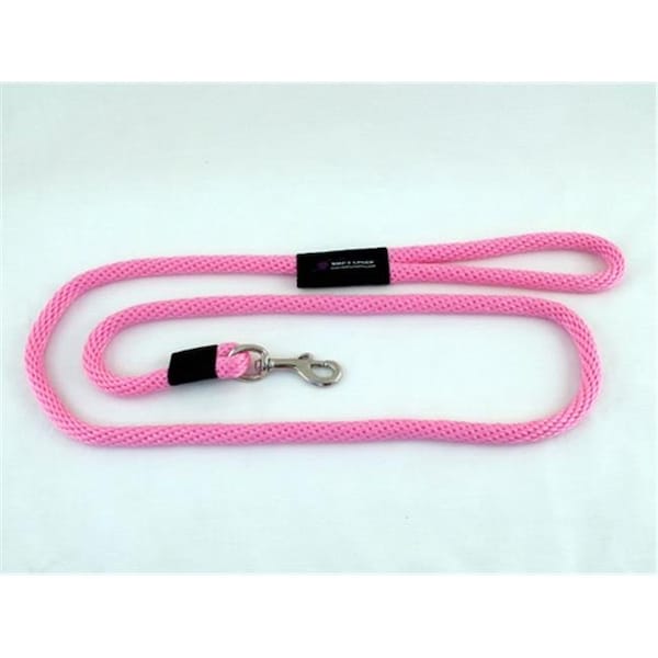 Soft Lines Soft Lines P10808HOTPINK Dog Snap Leash 0.5 In. Diameter By 8 Ft. - Hot Pink - P10808HOTPINK