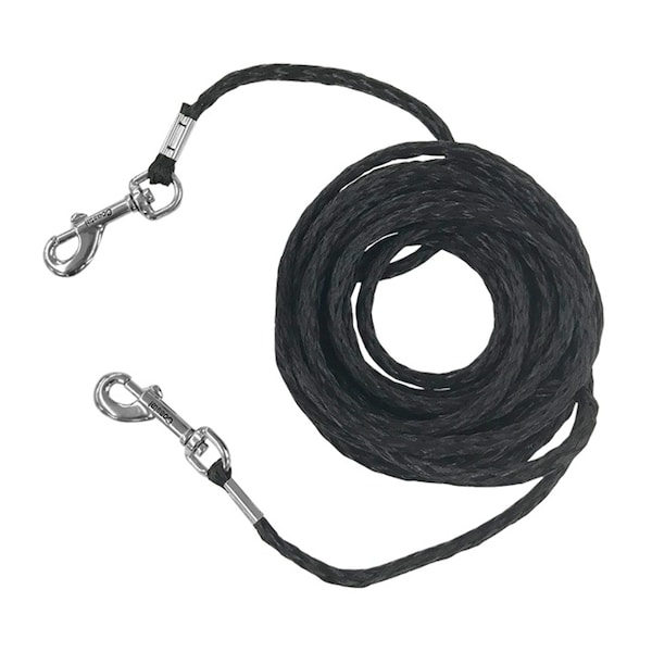 Coastal Pet Poly Tie Out for Petite Dog BLACK 15 FT - 2476-BK-15