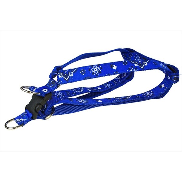 Sassy Dog Wear Bandana Dog Harness- Blue - Large - BANDANA BLUE4-H