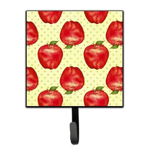 Carolines Treasures Carolines Treasures BB7516SH4 Watercolor Apples & Polkadots Leash or Key Holder; 4.25 x 1 x 7 in. - BB7516SH4
