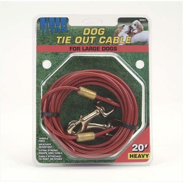 Coastal Pet Coastal Pet Products 769081 20 Heavy Tieout Cable - 769081