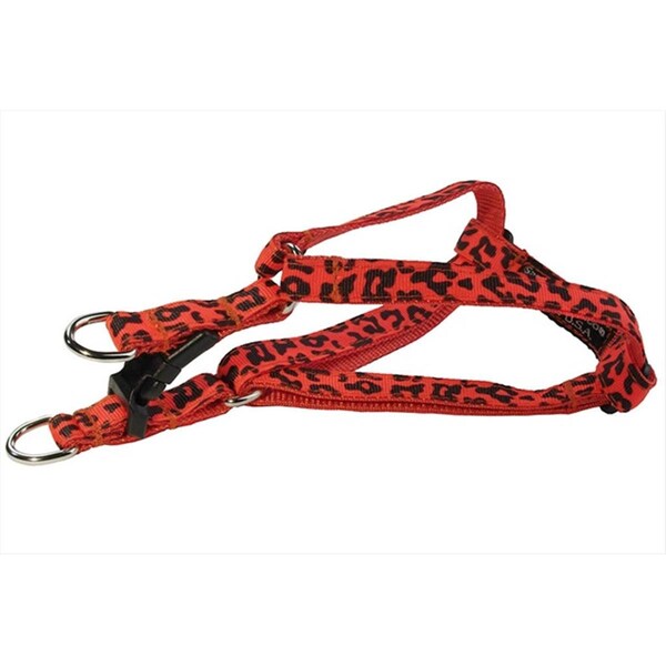 Sassy Dog Wear Leopard Dog Harness- Orange - Extra Small - LEOPARD-ORANGE1-H