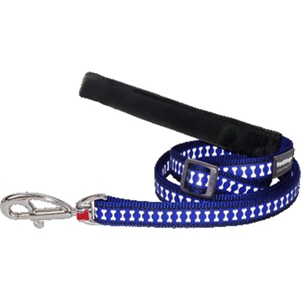 Red Dingo Dog Lead Reflective Dark Blue, Medium - RE437212