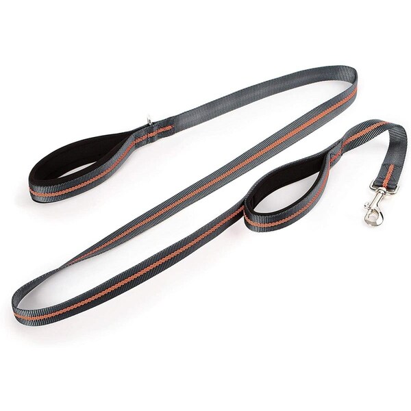 Dexas International PWL0104322 Off-Leash Double Padded Handle Leash - Large - D7Q-PWL0104322
