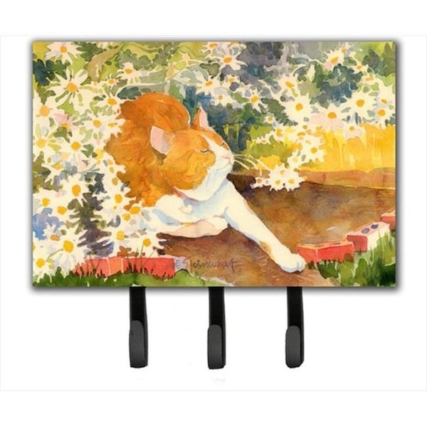 Carolines Treasures Carolines Treasures 6030TH68 Cat Leash Holder or Key Hook - 6030TH68