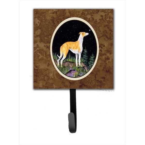 Carolines Treasures Carolines Treasures SS8492SH4 Starry Night Whippet Leash Holder Or Key Hook - SS8492SH4
