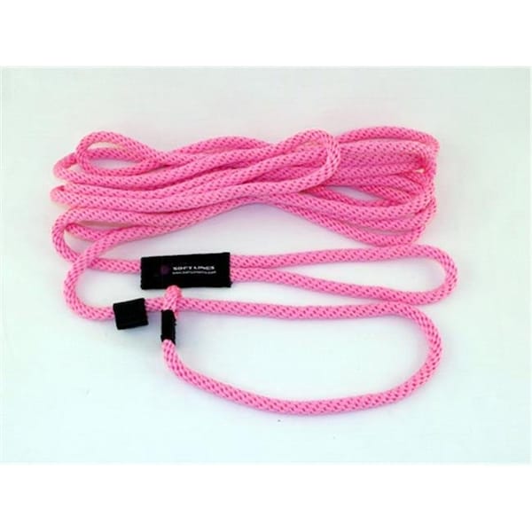Soft Lines Soft Lines PSW20420HOTPINK Floating Dog Swim Slip Leashes 0.25 In. Diameter By 20 Ft. - Hot Pink - PSW20420HOTPINK
