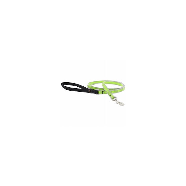 Lupine Dog Leash, Reflective Green Diamond Pattern, 1/2-In. x 6-Ft. - 48139