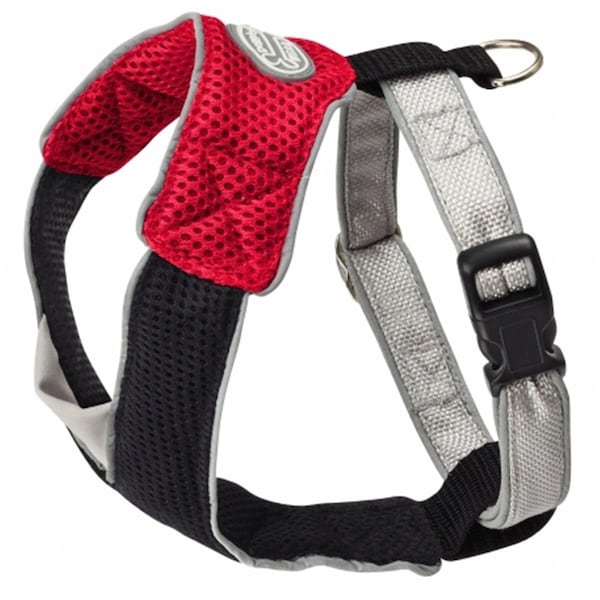 Doggles XXS V Mesh Harness - Red-Black - HAOMXX13
