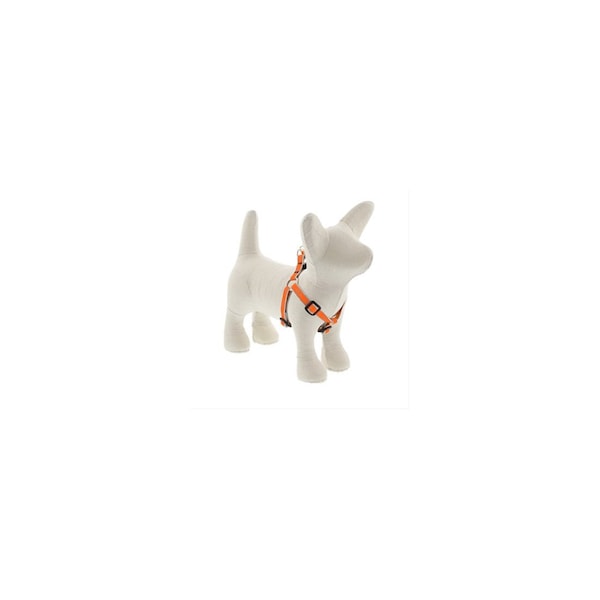 Lupine Step-In Puppy & Small Dog Harness, Reflective Orange Diamond Pattern, 1/2 x 12 - 18-In. - 48395