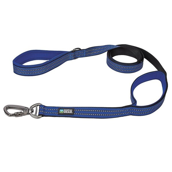 Guardian Gear Reflective Dog Leash, 6 ft L, Nylon Line, Blue, Fastening Method: Snap - ZA5172 06 19
