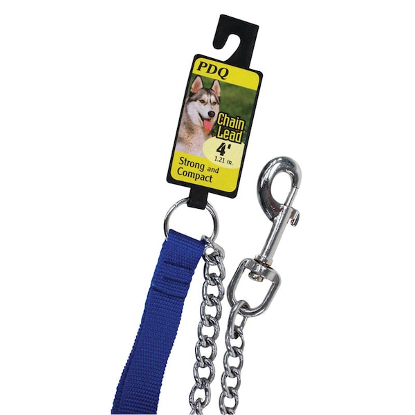 Orrville PDQ Silver Chain Lead Steel Dog Leash Small/Medium - 12540