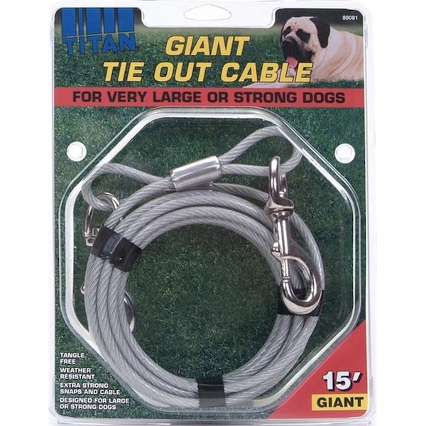 Coastal Pet Titan Giant Tie Out Cable 30 FT - 2464-30