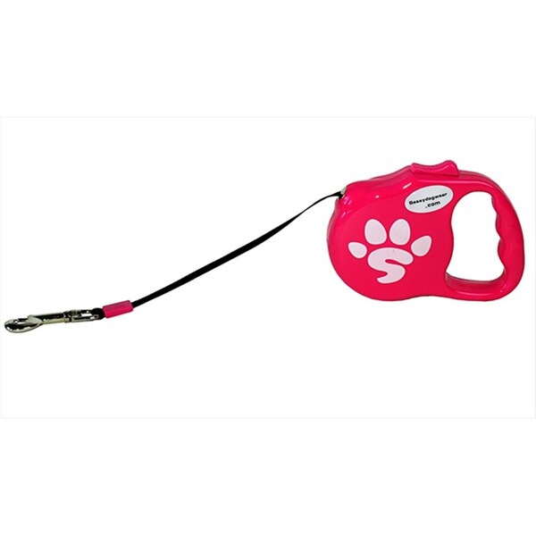 Sassy Dog Wear Wear Retractable Dog Leash, Pink - 15 ft. - SA455481