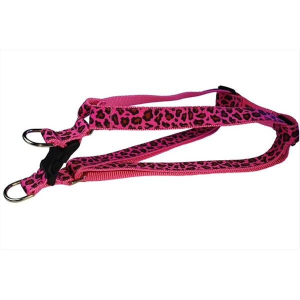 Sassy Dog Wear Leopard Dog Harness- Pink - Small - LEOPARD-FRUIT PUNCH2-H