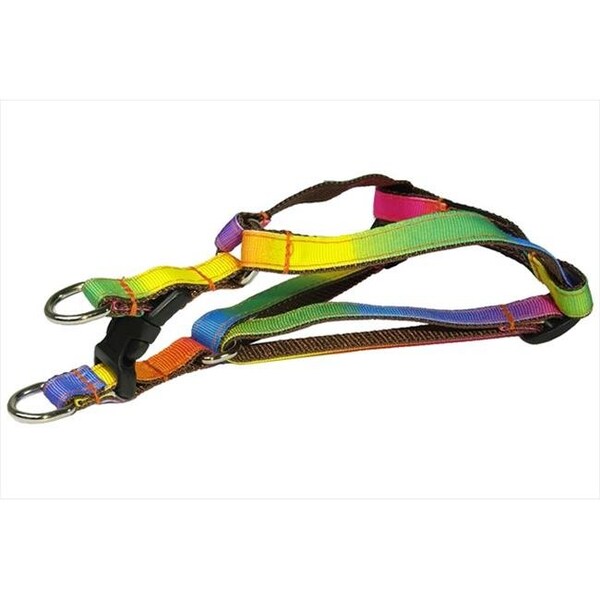Sassy Dog Wear Sassy Dog Wear RAINBOW1-H Dog Harness; Rainbow - Extra Small - RAINBOW1-H
