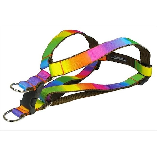 Sassy Dog Wear Sassy Dog Wear RAINBOW4-H Dog Harness; Rainbow - Large - RAINBOW4-H