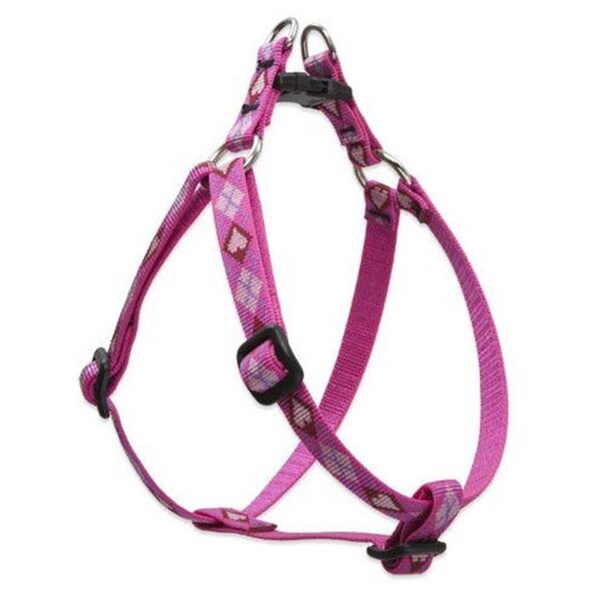 Lupine Pet Lupine .5 in. Puppy Love 12 in. - 18 in. Step in Dog Harness - 14295