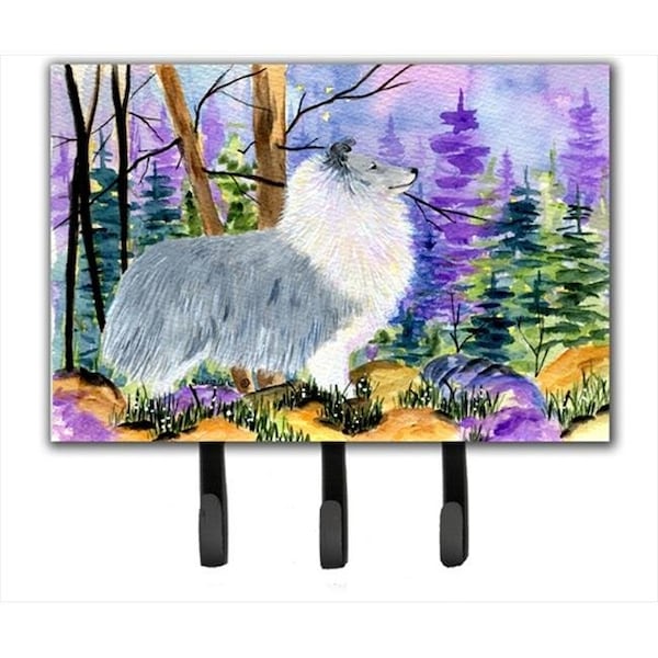 Carolines Treasures Carolines Treasures SS8636TH68 Sheltie Leash Holder Or Key Hook - SS8636TH68