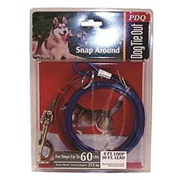 Boss Pet Boss Pet Products 1867647 Q251500099 Pet Tie Out Snap Around Tree - 1867647