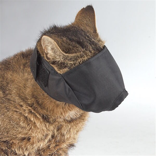 Pet Pals TP640 10 Guardian Gear Lined Cat Muzzle Sm Up to 6 Lbs - TP6401 10