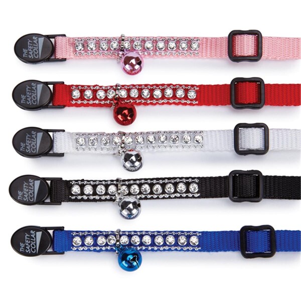 East Side Collection East Side Collection ZW322 83 Rhinestone Cat Collar Red - ZW322 83