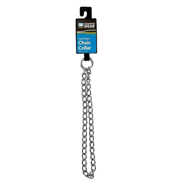 Boss Pet Boss Pet PDQ Choke Chain Collar, 2.5 mm Chain, 18 in L Collar, Steel - 12918