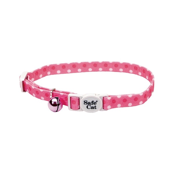 Coastal Pet Fashion Safe Cat Adjustable Breakaway Collar PNK SKULLS - 2388-SKP
