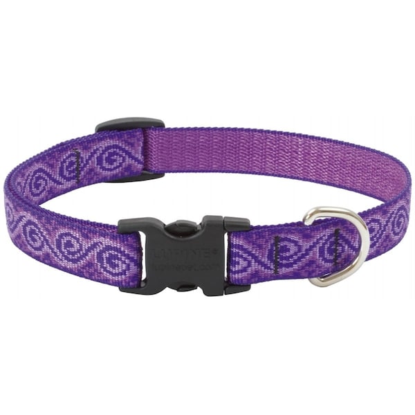 Beloved 75in. X 9in.-13in. Adjustable Jelly Roll Design Dog Collar - BE770864