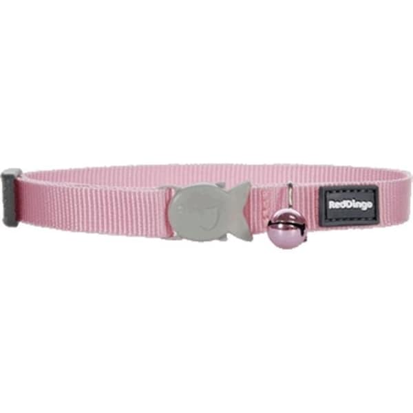 Red Dingo Red Dingo CC-ZZ-PK-SM Cat Collar Classic Pink - CC-ZZ-PK-SM