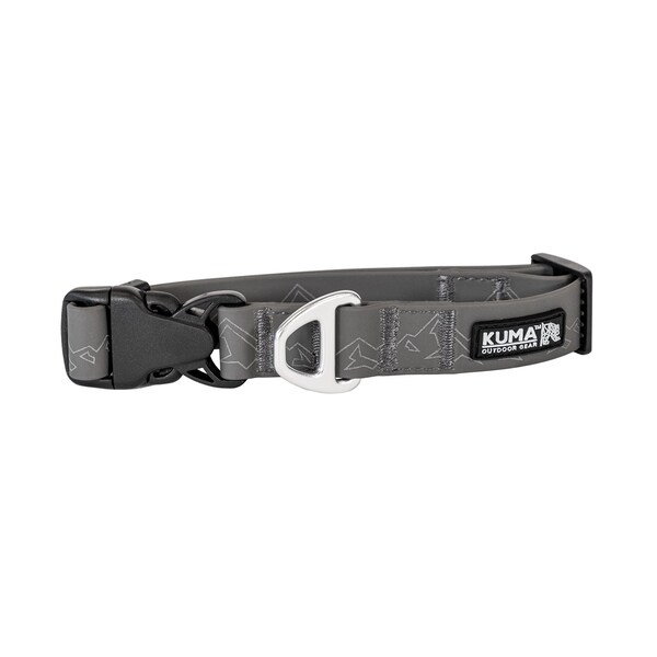 Kuma Outdoor Gear Kuma Soggy Dog Collar - Small 11-14in, Grey - 868-KM-SDC-G-S