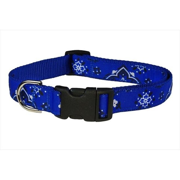 Fly Free Zone Bandana Dog Collar; Blue - Extra Small - FL511028