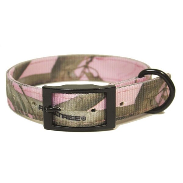 Tandy Leather Factory Leather Brothers 1 x 19 in. Df Nylon Pink Camo Collar - LE601490