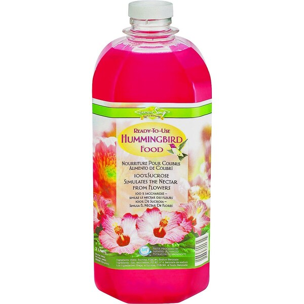 Perky-Pet Nectar Bird Food, Ready-to-Use, Liquid, 64 oz Bottle - 239