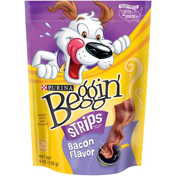 Beggin Strips Purina Beggin Strips Bacon Treats For Dog 6 oz 1 pk - 381112