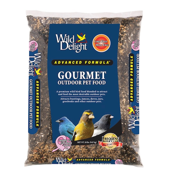 Wild Delight Wild Delight Gourmet Assorted Species Sunflower Seeds Wild Bird Food 20 lb - 368200