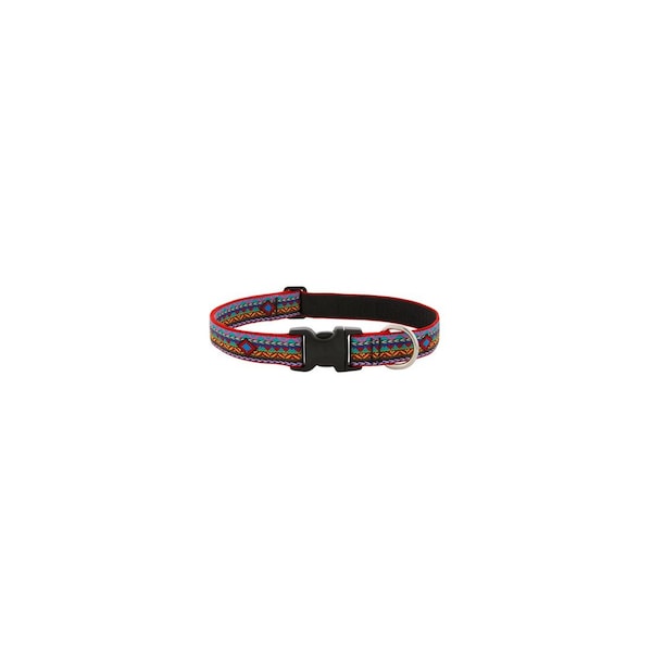 Lupine Pet Adjustable Collar Original Designs Multicolored El Paso Nylon Dog Multicolored - 91552