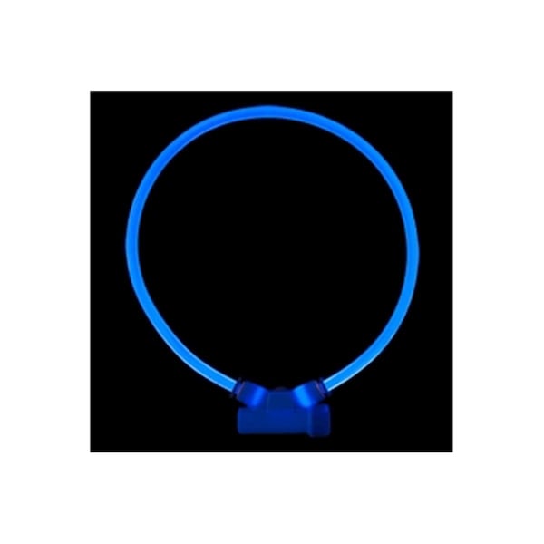 Petpath Lumitube Illuminated Dog Safety Collar, Bright Blue - Large To XL - PE2643744