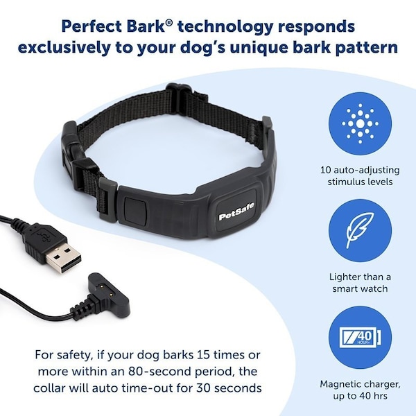 Petsafe NanoBark Series Dog Bark Collar, Battery - PBC00-17758