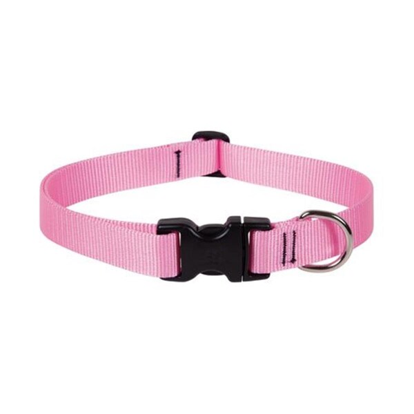 Petpalace 1 in. Pink 16 in. -28 in. Adj. Collar - PE1670689