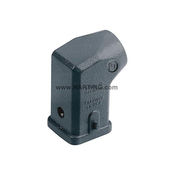 Harting Han M Hood Angled Entry 2 Pegs M20, PK 10 - 19370031640