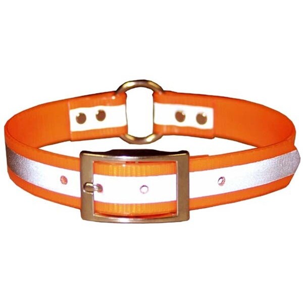 Leather Brothers 1 x 25 in. Reflective Collar Ring-in-Center - 110DRFOR25